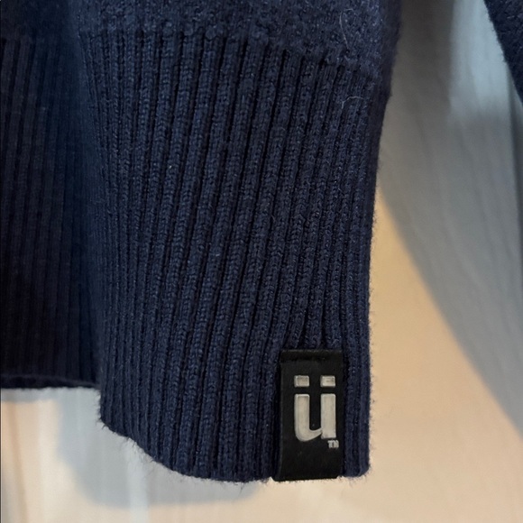 Utah State Aggies Striped Sweater White and Navy Size Medium - Picture 4 of 6